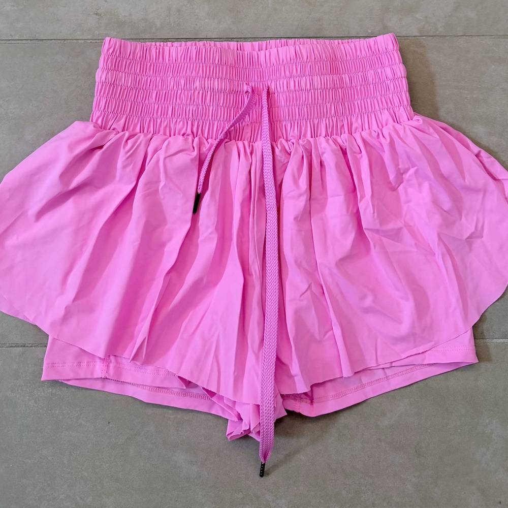 Brand New Pink Active shorts - size S